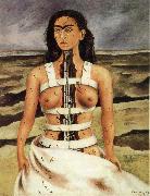 Frida Kahlo Cracked Spine oil painting artist